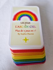 JEU DE CARTES ARC EN CIEL Sophie Ducrez