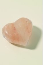 Coeur de sel rose de l'himalaya